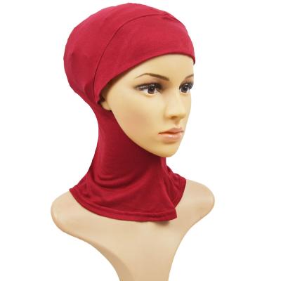 China Modal Fashion Factory Price Muslim Warm Soft Elastic Cotton Inner Hijab Under Scarf Women Cover Head Turban Hijab Scarf for sale