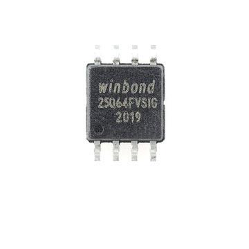 China Brand New Arduino flash memory 8MB IC chip sop8 contact customer service W25q64fvssig serial flash chip integrated circuit for sale