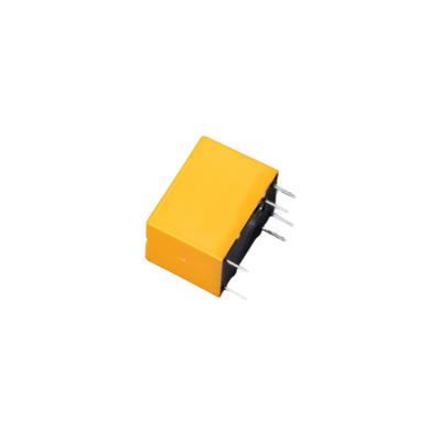 China China weiqi factory 3A 5a DC 24V use pcb relay 6pins sealed yellow signal relay for automotive and control systems for sale