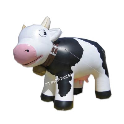 China Oxford cloth inflatable standing cow for advertising, outdoor event custom inflatable cow with factory price. for sale