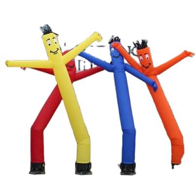 China Advertising Rainbow Color Lover Sky Air Dancer Inflatable Tops Men For Advertising Holiday Event for sale