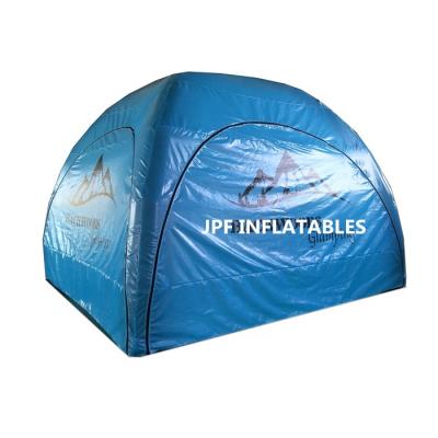 China 2021 factory price pvc tarpaulin 0.6mm air sealed inflatable spider tent canopy for advertising/inflatable tent with removable doors for sale