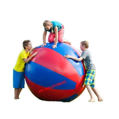 China 2021 Custom PVC inflatable sports ball for sale 2m diameter game ball, blue and red for sports for sale