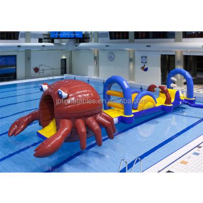 China PVC 0.55mm Tarpaulin Inflatable Crab Water Obstacle, Pool Obstacle, Floating Obstacle Course for sale