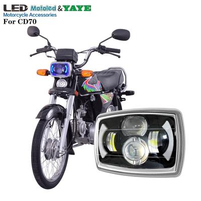 China Low Beam & High Beam/DRL YAYE CD70 CJ125 2 in 1 HD PC Lampshade IP67 High Brightness Motorcycle Headlight With DRL for sale