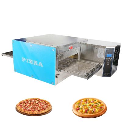 China 18 Inch Large Size Pizza Belt Oven Stainless Steel Conveyor Gas / Electric Commercial Catering Pizza Oven Commercial Use for sale