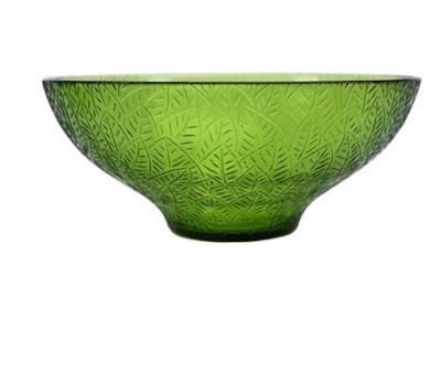 China Sustainable Nordic Glass Fruit Plate Swinging Instagram Wind Home Snack Candy Bowl High Foot Large Salad Bowl Customization for sale