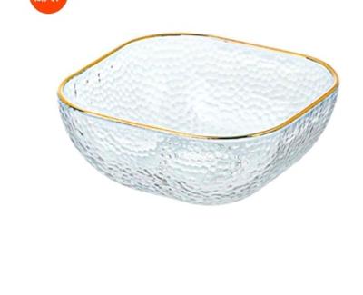 China CLASSIC Size transparent square Japanese salad bowl set for sale