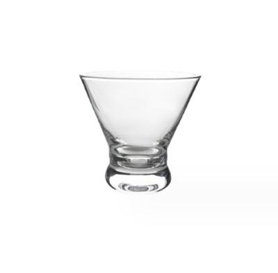 China Modern Glass ice cream glass, smoothie pudding yogurt glass, thick bottomed cocktail dessert glass for sale