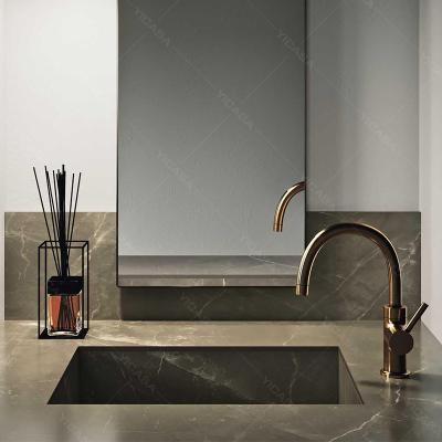 China modern design modern nature slate stone countertop for bathroom vanity for sale