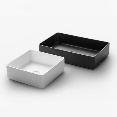 China New Modern Countertop Artificial Stone Lavatory Sink For Bathroom Vanity for sale