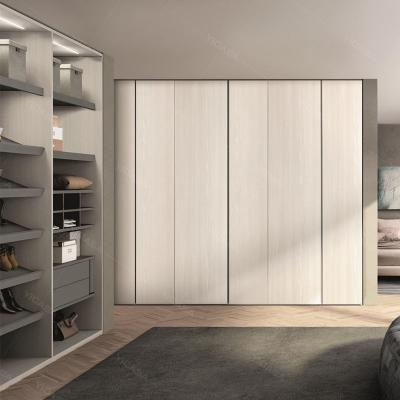 China (Size)Adjustable Modern Bedroom Closet Wardrobe For Bedroom With Darwers And Swing Door for sale