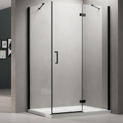 China Modern high quality luxury frameless design black philippines shower enclosure integrated shower room for sale