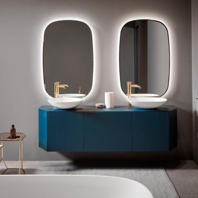 China Illuminated Hot SaleVanity Bathroom LED Lighted Mirrors Wall Mirror anti fog for sale