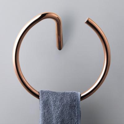 China Corrosion Resistance Chrome Bathroom Towel Ring Holder for sale