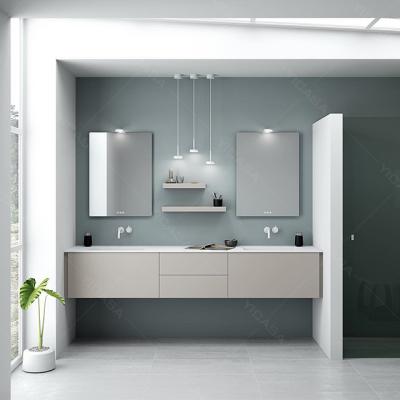 China Modern European Style Washroom Bathroom Vanity, Manufacturer Bathroom Cabinets for sale