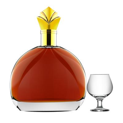 China Brandy Empty Rum Wine Beverage Supplier Wholesaler Glass Bottles 750ml Spirit Tequila Drinking Bottles for sale