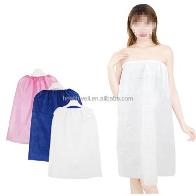 China Girls Bath Skirt Towel Disposable Soft Nonwoven High Quality Hot Selling Disposable Bath Skirt for sale