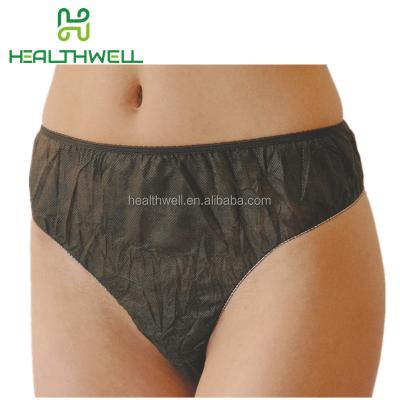 China SBPP Beauty Spa Brief Disposable Nonwoven Underwear for sale