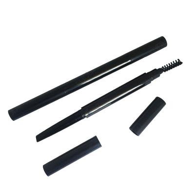 China Double Heads Double Heads Eyebrow Pencil Black Empty Plastic Packaging for sale