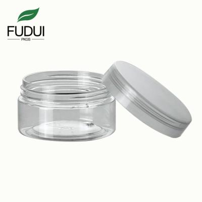 China FUDUI Plastic PET Eye Cream 100G Transparent Jar Recyclable FDGET03 for sale