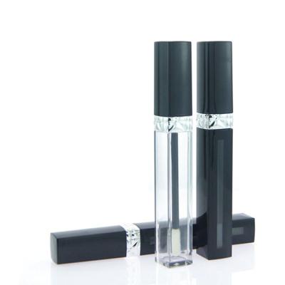 China Cosmetic Hot Sale Black Factory Lip Gloss Tubes Empty Packaging Design for sale