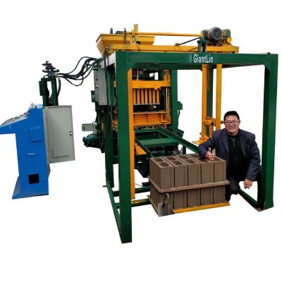 China QT4-18 Automatic Hydraulic CONCRETE Block Price Making Casting Machine in Ghana for Concrete Cement Hollow Solid Block for sale