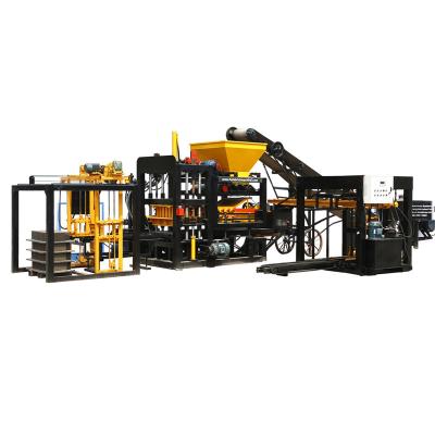 China Factory QT4-18 automatic cement brick make machine, concrete interlocking block machine for sale for sale