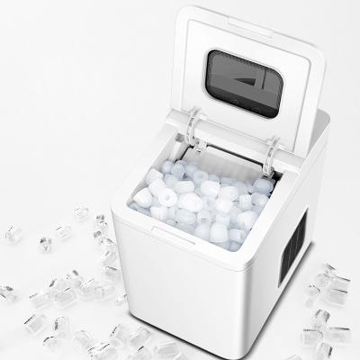 China Fast Making Hot Sales 110/220V 10-12kg/24h Commercial Small Mini Ice Cube Maker Machine Ice Making Machine Portable Ice Maker for sale