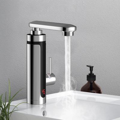 China Newest Hot Cold Hotel Faucet Instant Water Heater Basin Faucet Bathroom Faucet With Electric Heater for sale