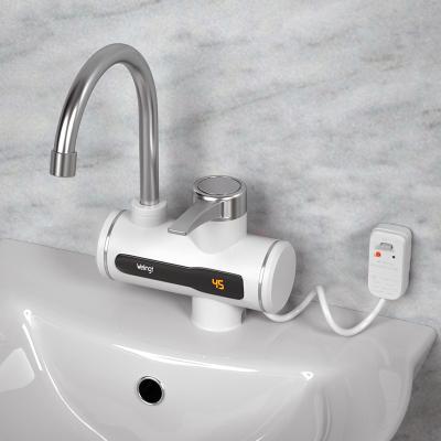 China 2021 New Water Sense Faucets 2021 Electric Shower Faucet Heater Electric Instant Hot Water Faucet Electric Shower Faucet for sale