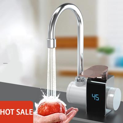 China Hotel Heater Cold Heating 3000W Faucet Kitchen Instant Tankless Electric Water Heater Heating Faucet For Family for sale