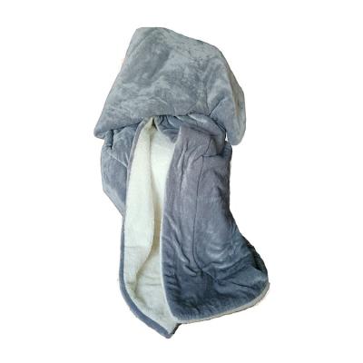 China China wholesale 100%polyester microfiber sherpa bedding large size cationic anti-pilling blanket for sale