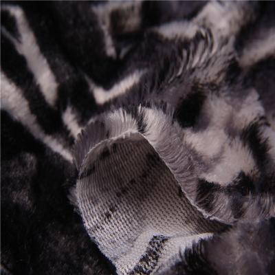 China Blackout 2021 100%Polyester PV Plush Fleece Upholstery Fabric Velvet Quilt for sale