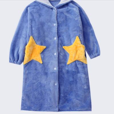 China Wholesale High Quality QUICK DRY Flannel Warm Nightgown Long Sleeve Sleepwear Women Floral Print Pajamas for sale