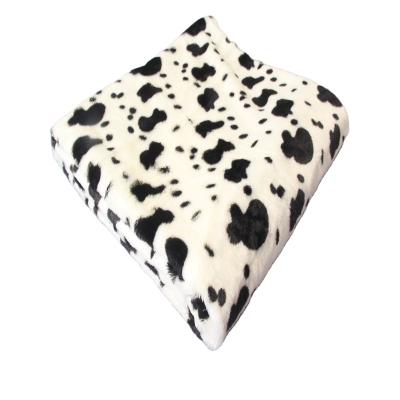 China 2021 Black And White Cow Print Flannel Fleece Baby Blanket Anti-pilling For Bedroom for sale