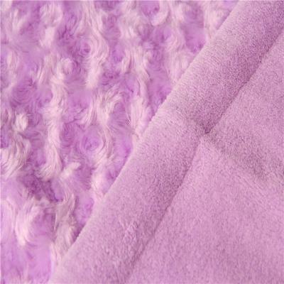 China Anti-pilling Heavy Plush Micro Fleece Blanket NEW 100%Polyester PV Fleece for sale