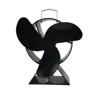 China Modern High Quality And Eco-friendly Heat Powered Stove Fan With 3 Blades Stove Fan for sale