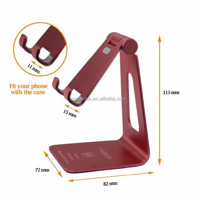 China Aluminum Alloy New Product Mobile Phone Mobile Phone Holder Adjustable Aluminum Bracket for sale