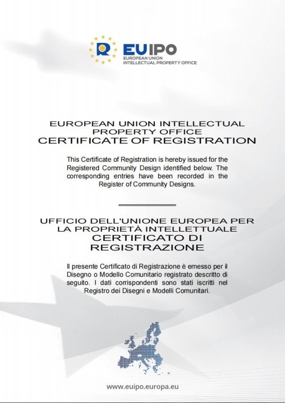 EU PATENT - Guangzhou Homfel Ltd.