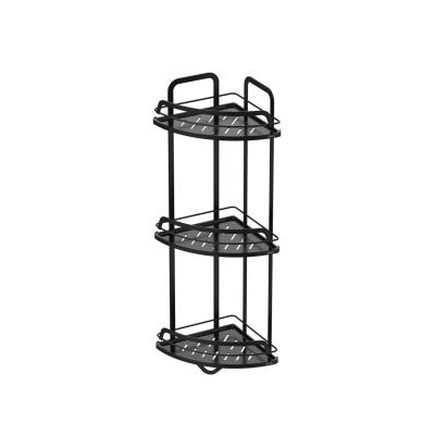 China Versatile Iron Wire Rack for Household Bathroom Corner Storage and Storage Holders Racks for sale