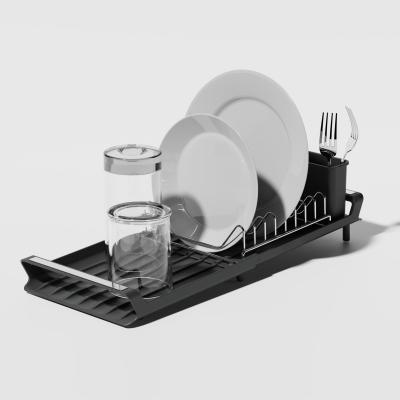 China Metal Wire Utensils Holder Kitchen Dish Rack Non Folding OEM ODM for sale