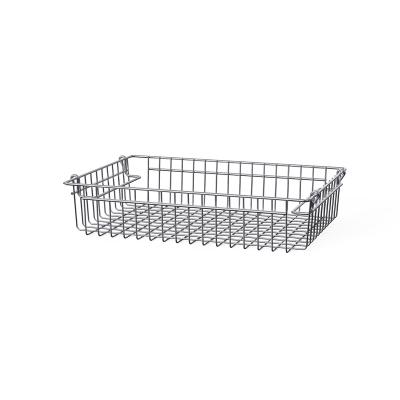 China Metal Wire Basket Household Bedroom Organizer For Neatening / Storage for sale