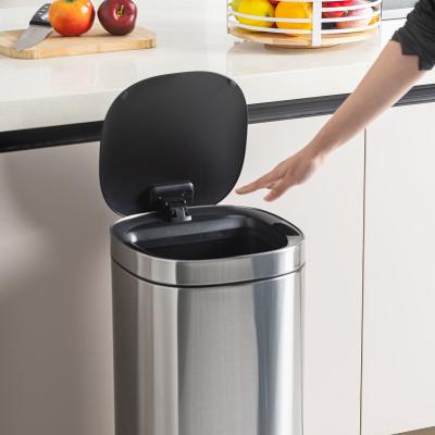 China 12L 20L 30L 40L 50L Smart Sensor Bin Trash Can For Household Logo Customized for sale