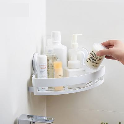 China Wall Mounted Multi-Function Corner Rack For Bathroom Organization No Drilling Shower Caddy for sale