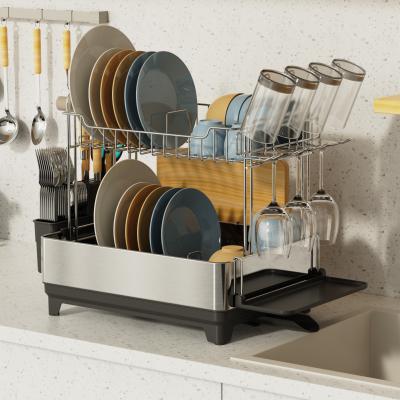 China Detachable Dish Rack Made of Stainless Steel for Rust and Corrosion Resistance for sale