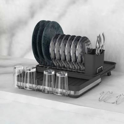 China Efficiently Organize Your Kitchen with a One Size Stainless Steel Dish Drainer Rack for sale