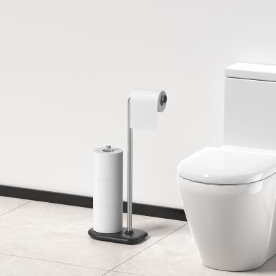 China Portador de pañuelos de baño de acero inoxidable con características sostenibles y cepillo de limpieza en venta