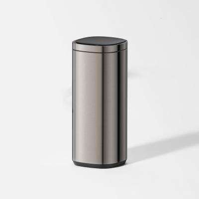 China STANDING Stainless Steel Smart Sensor Motion Trash Bin for Hands-Free Waste Management for sale