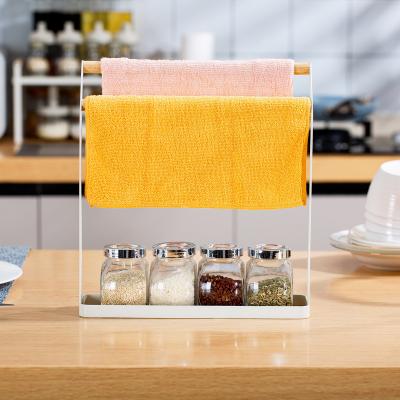 China Kitchen Organiser Kitchen Mop Drainer Hanger Standing  Sink Rack Multifunction Kitchen Organizer Sponge Holder for sale